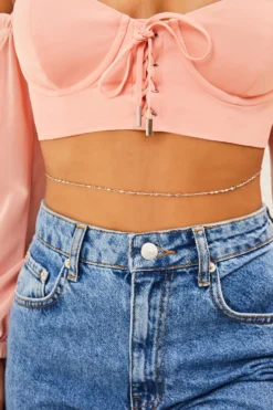 Belly Chain In Silver