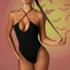 Keyhole Bodysuit In Black