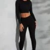 High Waist Leggings In Black