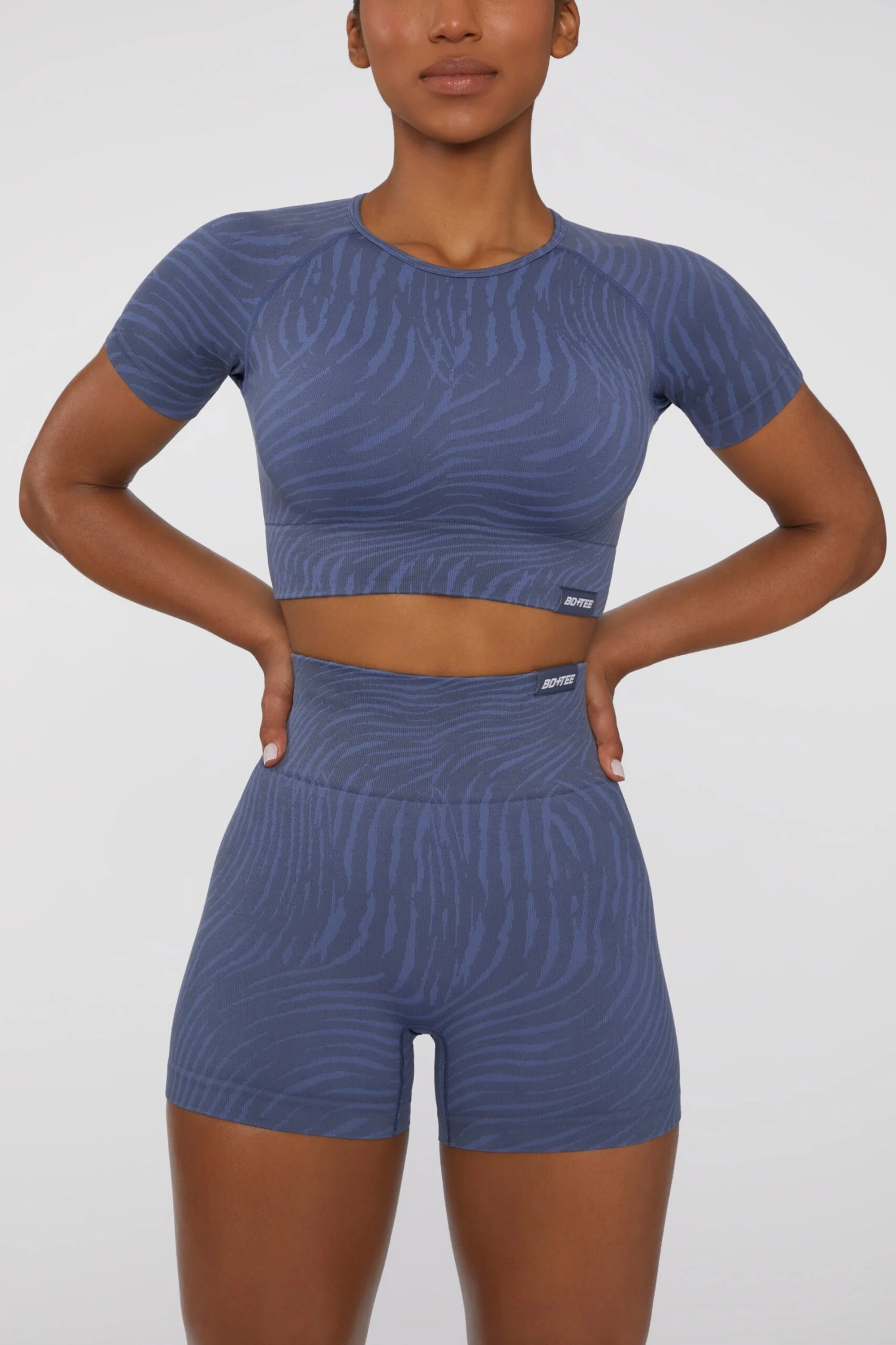 Mini Shorts In Indigo - Image 3