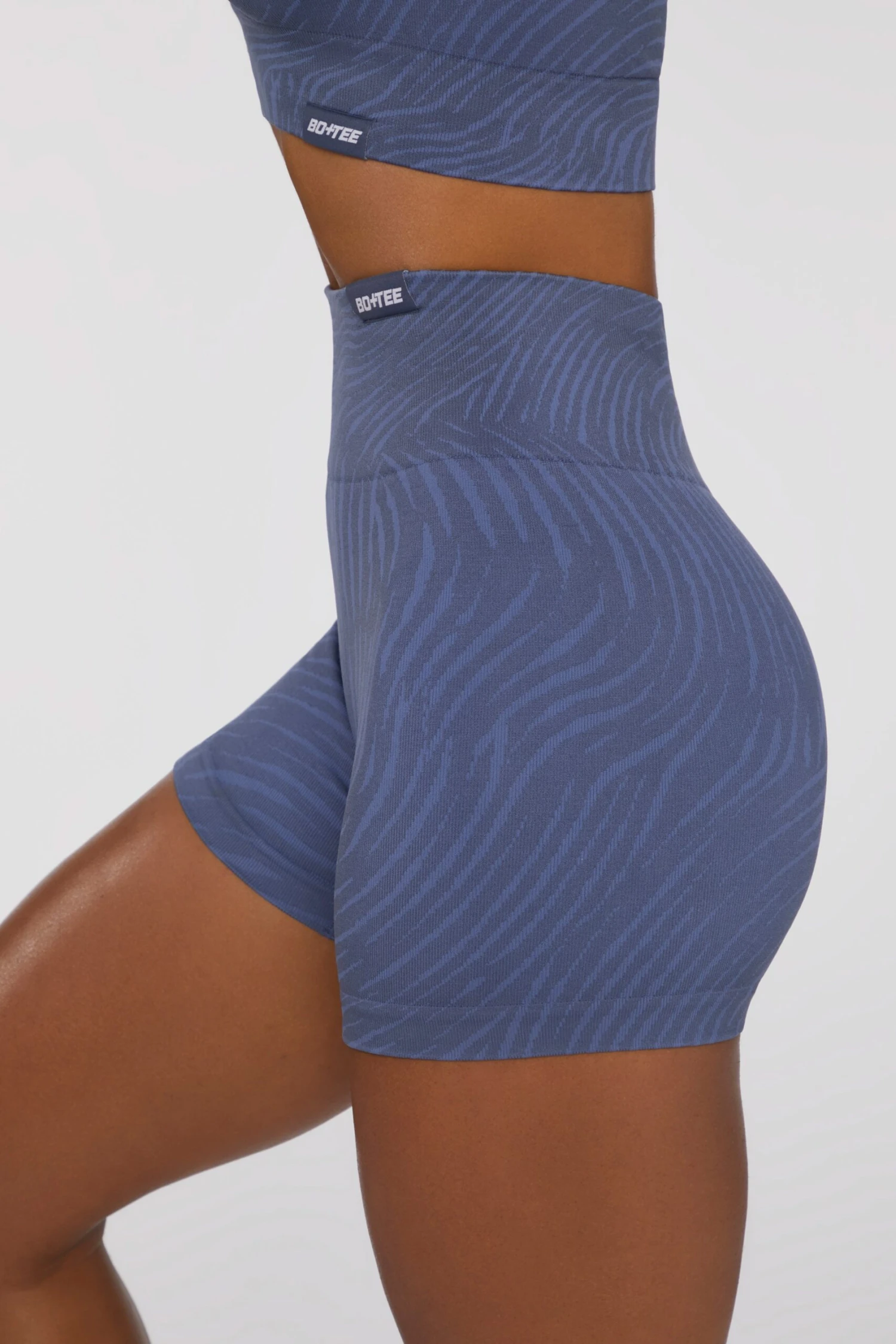 Mini Shorts In Indigo - Image 7