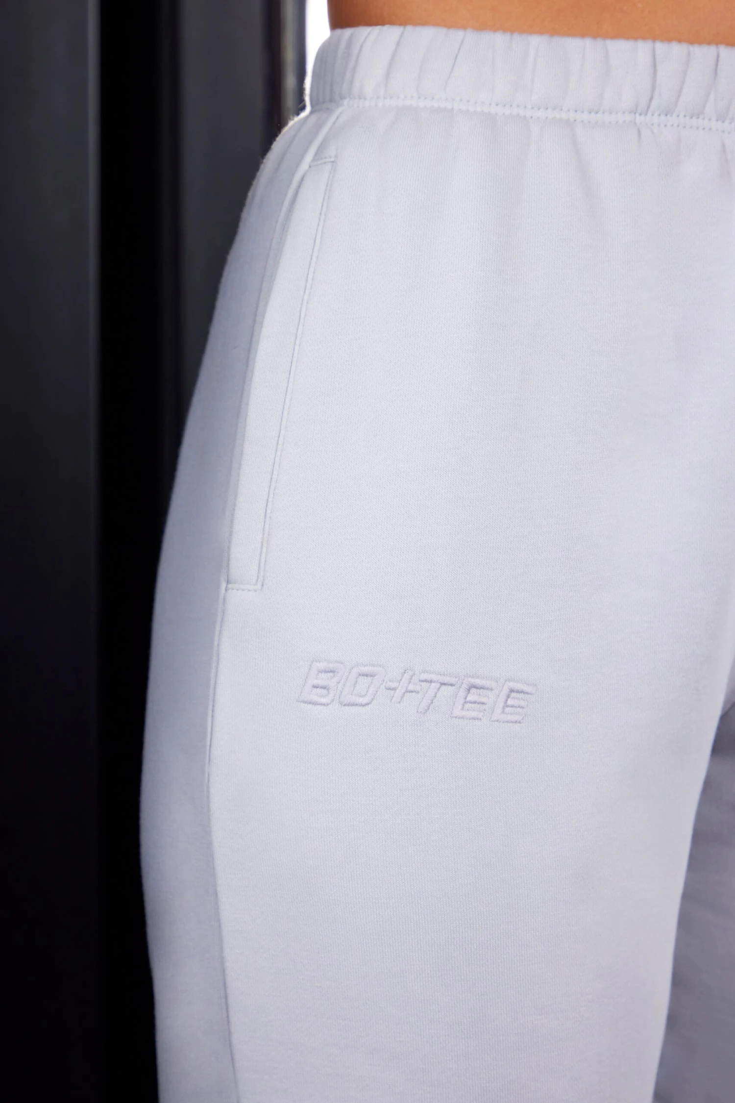 Slim Fit Jogger Bottoms In Grey - Image 4