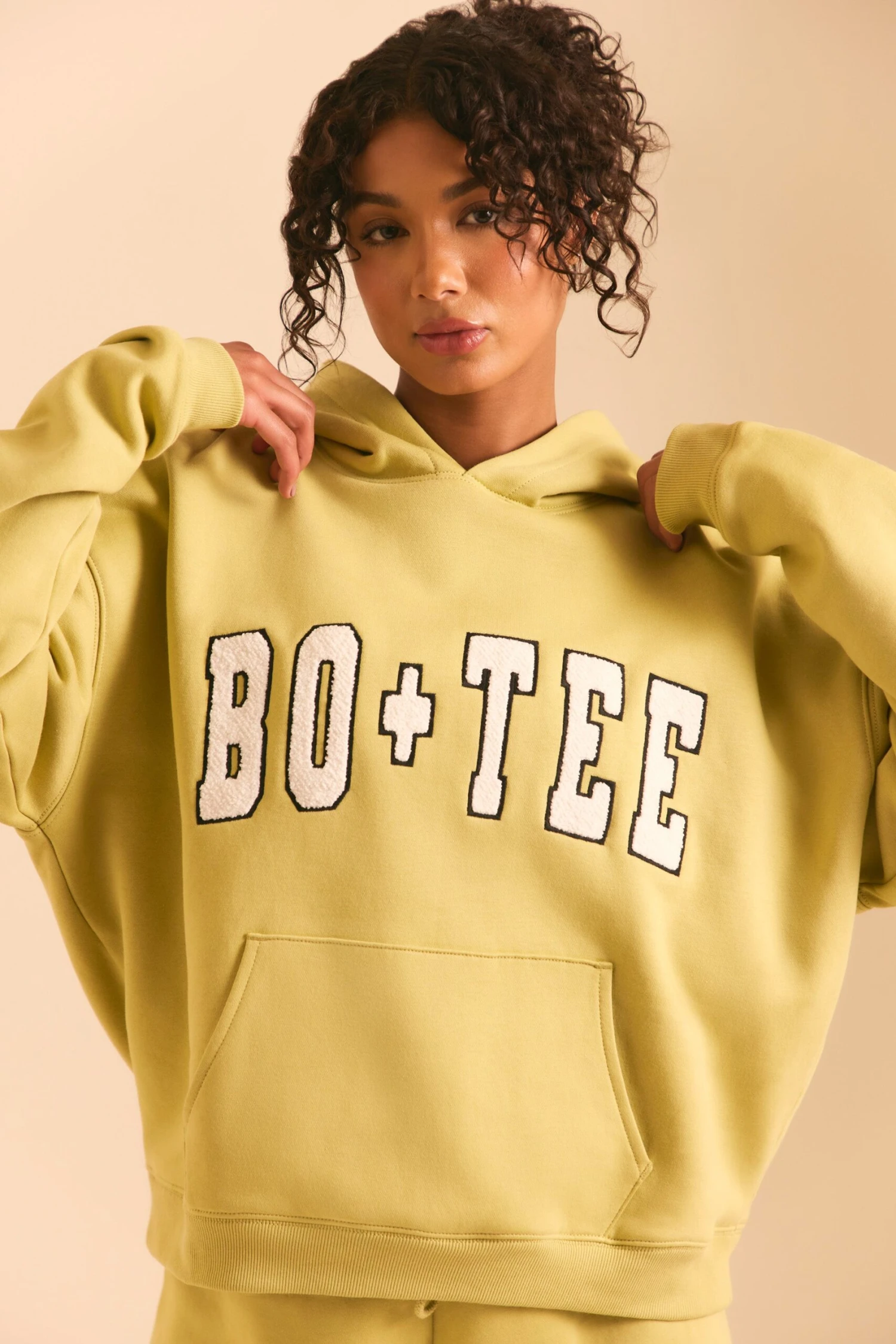 Oversized Hoodie In Matcha Green - Image 6