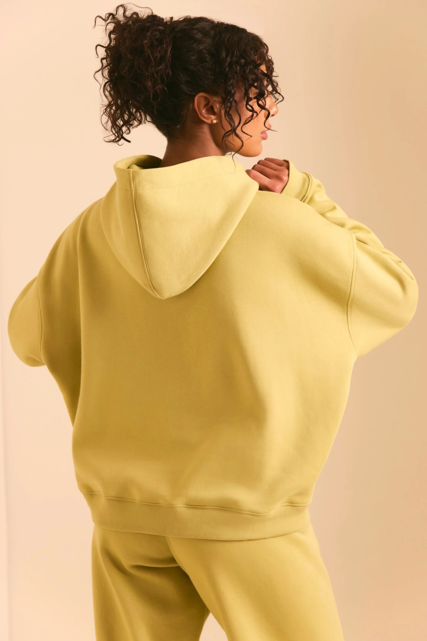 Oversized Hoodie In Matcha Green - Image 2