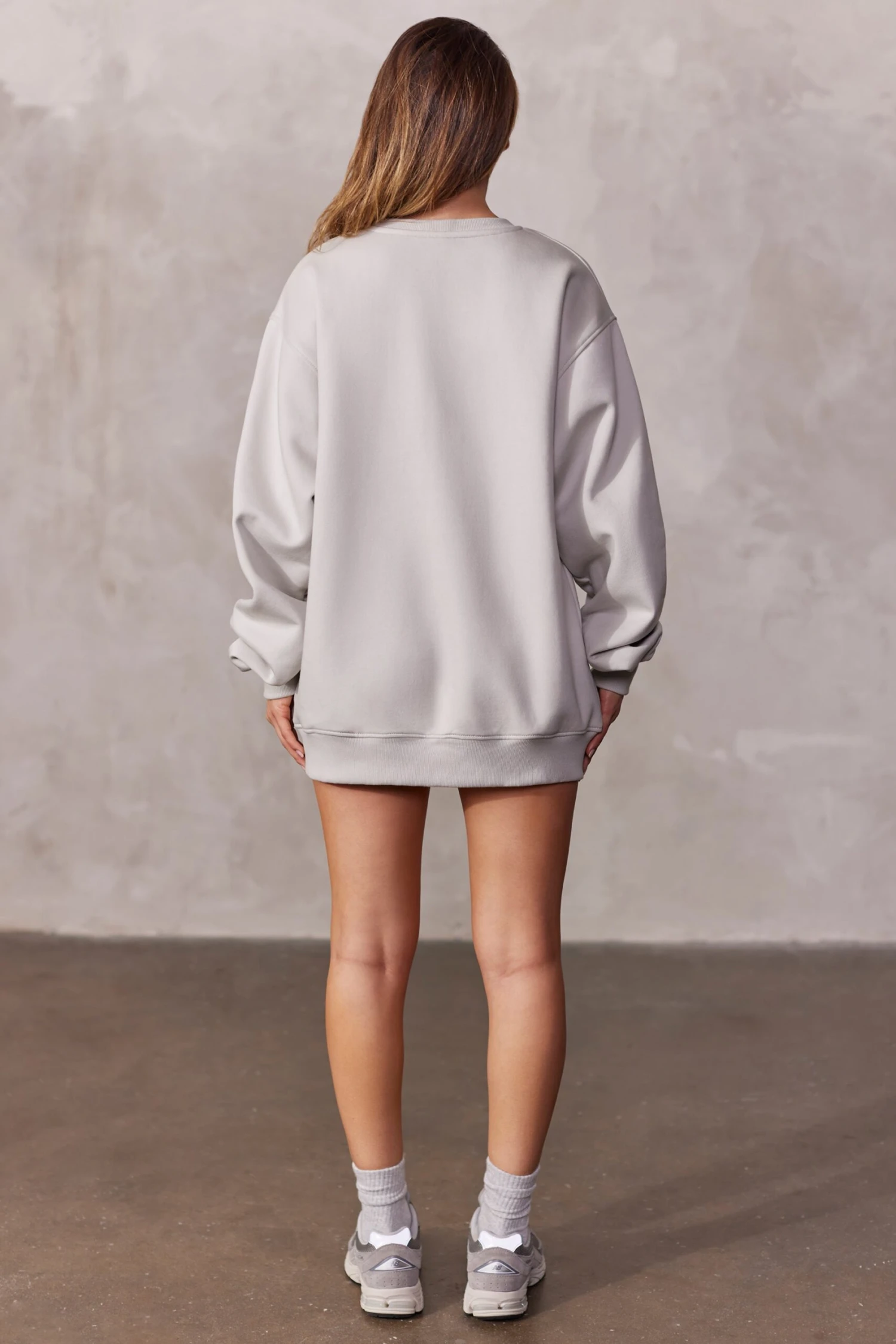 Oversized Sweatshirt In Grey - Image 2