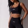 High Waist Super Sculpt Biker Shorts In Black