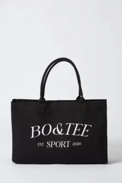Large Canvas Tote Bag In Black