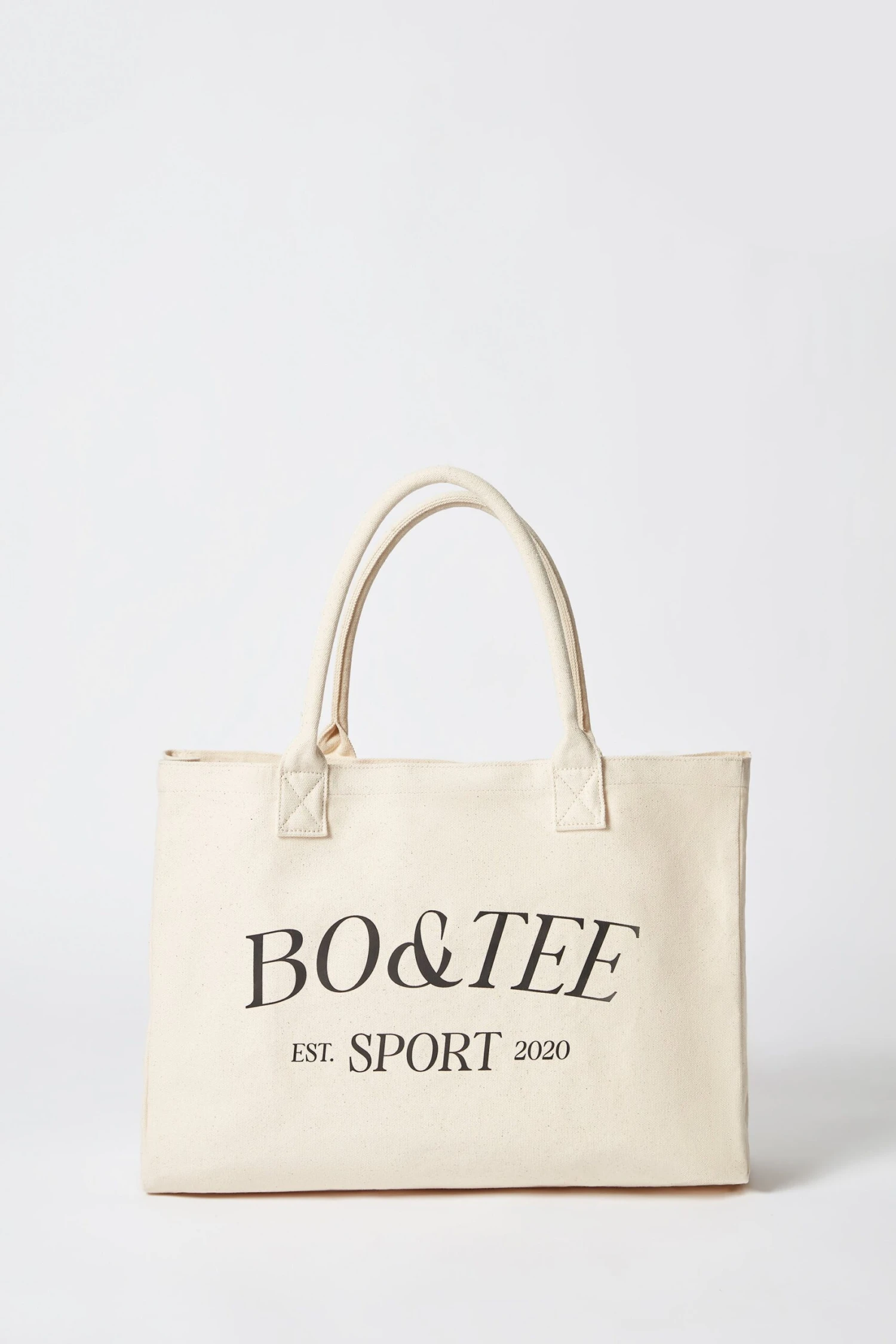 Large Canvas Tote Bag In Stone