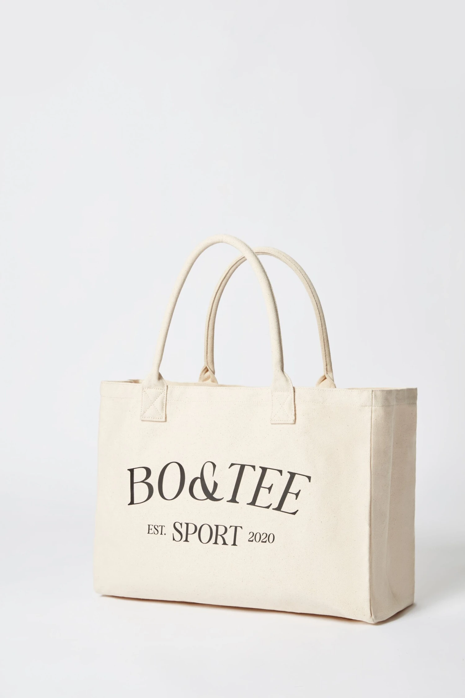 Large Canvas Tote Bag In Stone - Image 4