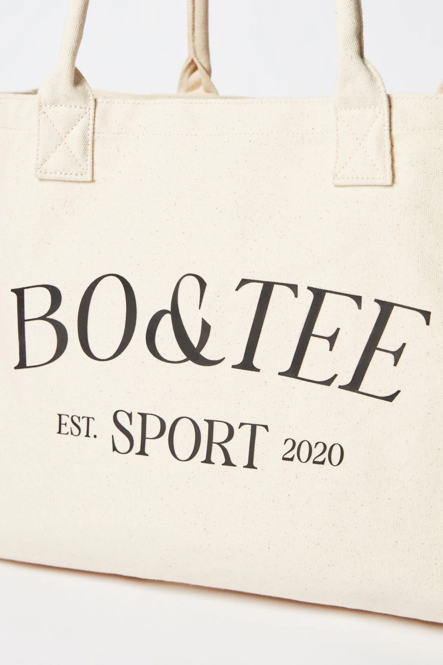 Large Canvas Tote Bag In Stone - Image 5