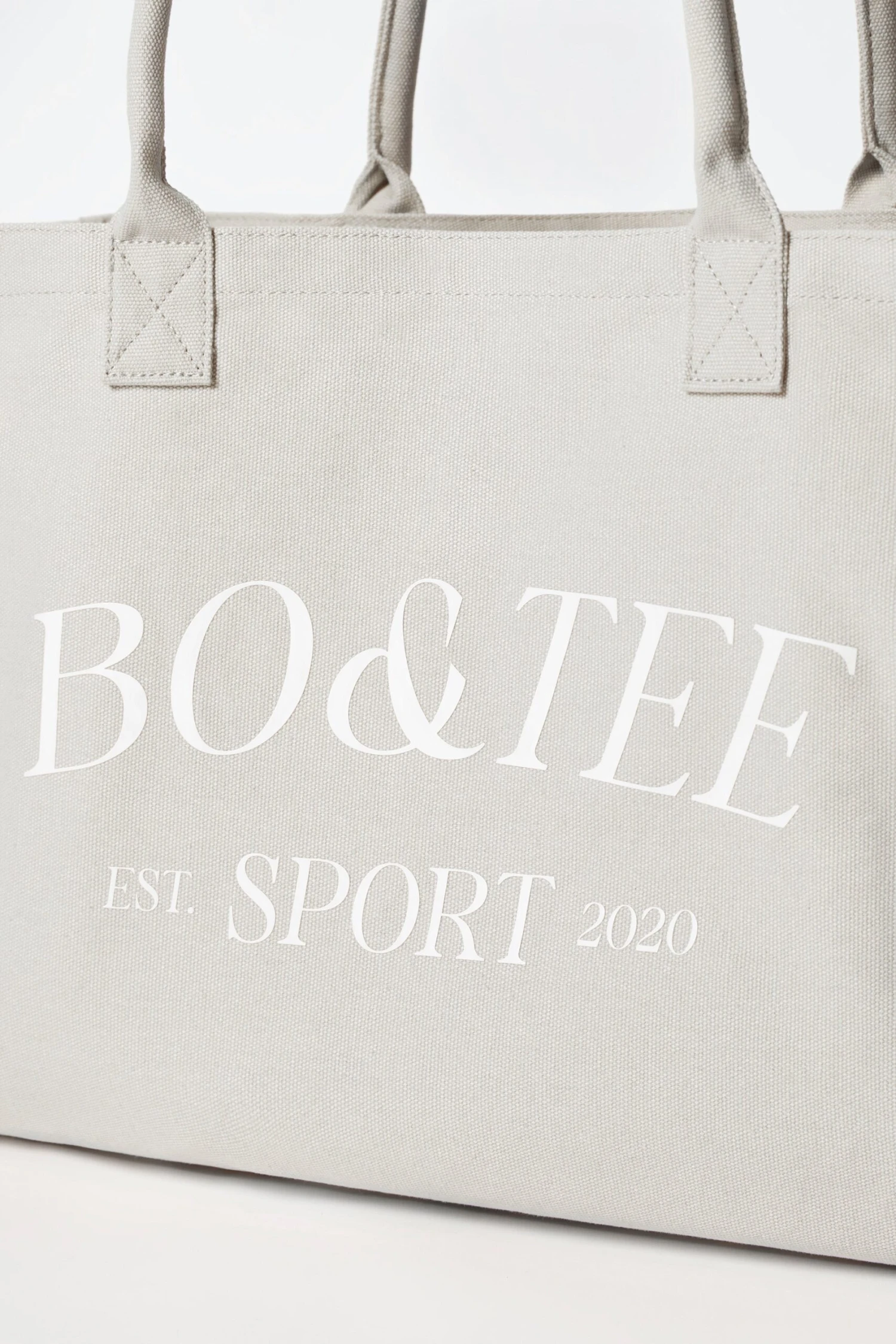 Large Canvas Tote Bag In Vintage Grey - Image 6