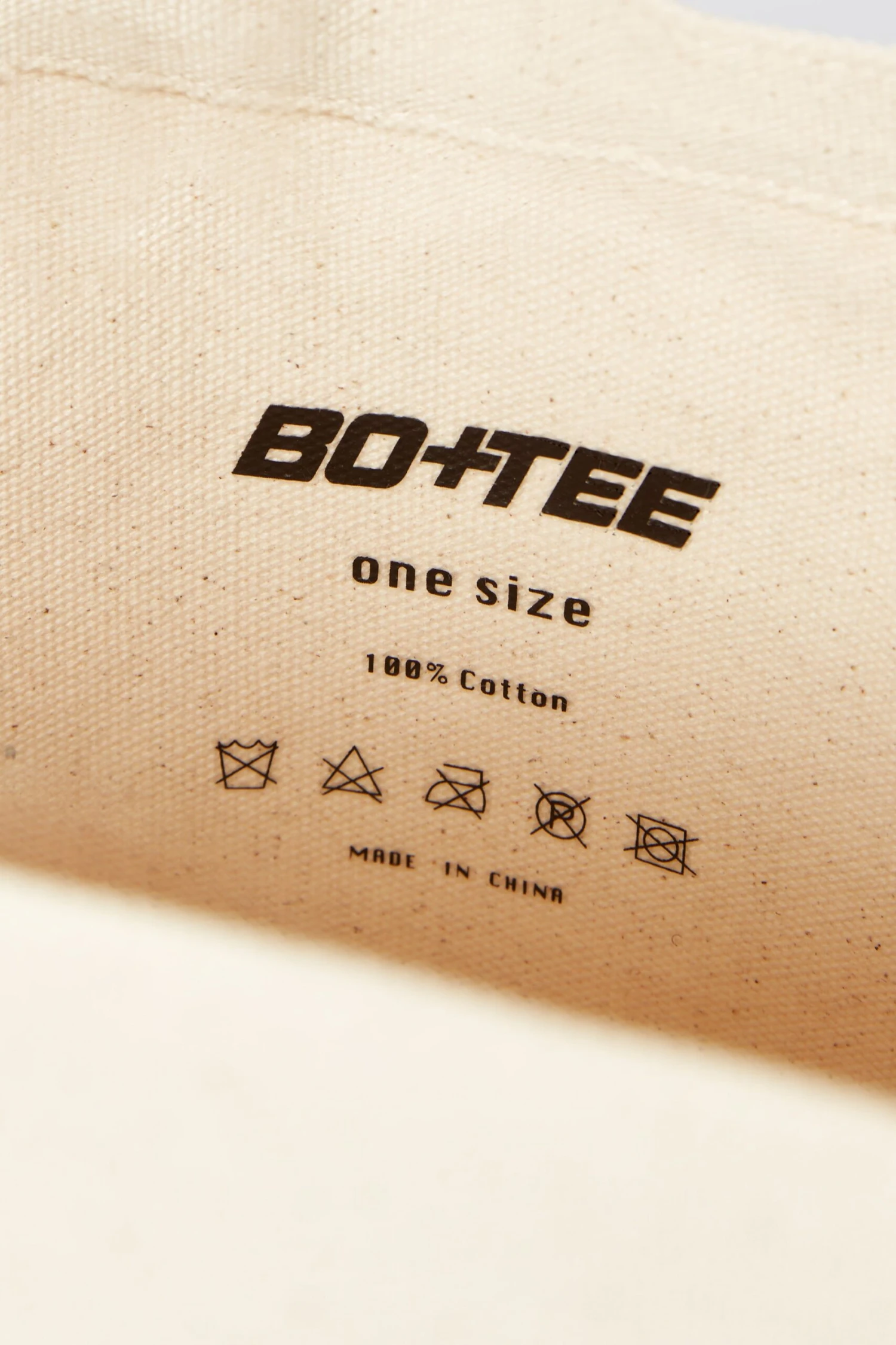 Large Canvas Tote Bag In Stone - Image 7