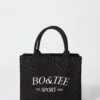 Medium Canvas Tote Bag In Black