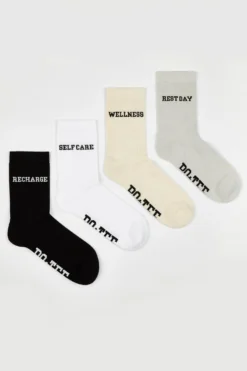 Branded Training Socks Multipack In Multi
