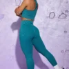 High Waisted Leggings In Teal