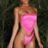 Handkerchief Bikini Top In Pink