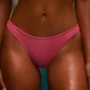 Mid Rise Cheeky Bikini Bottoms In Bubblegum Pink