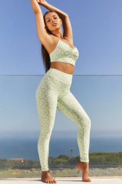 Transform Slinky Full Length Leggings In Green