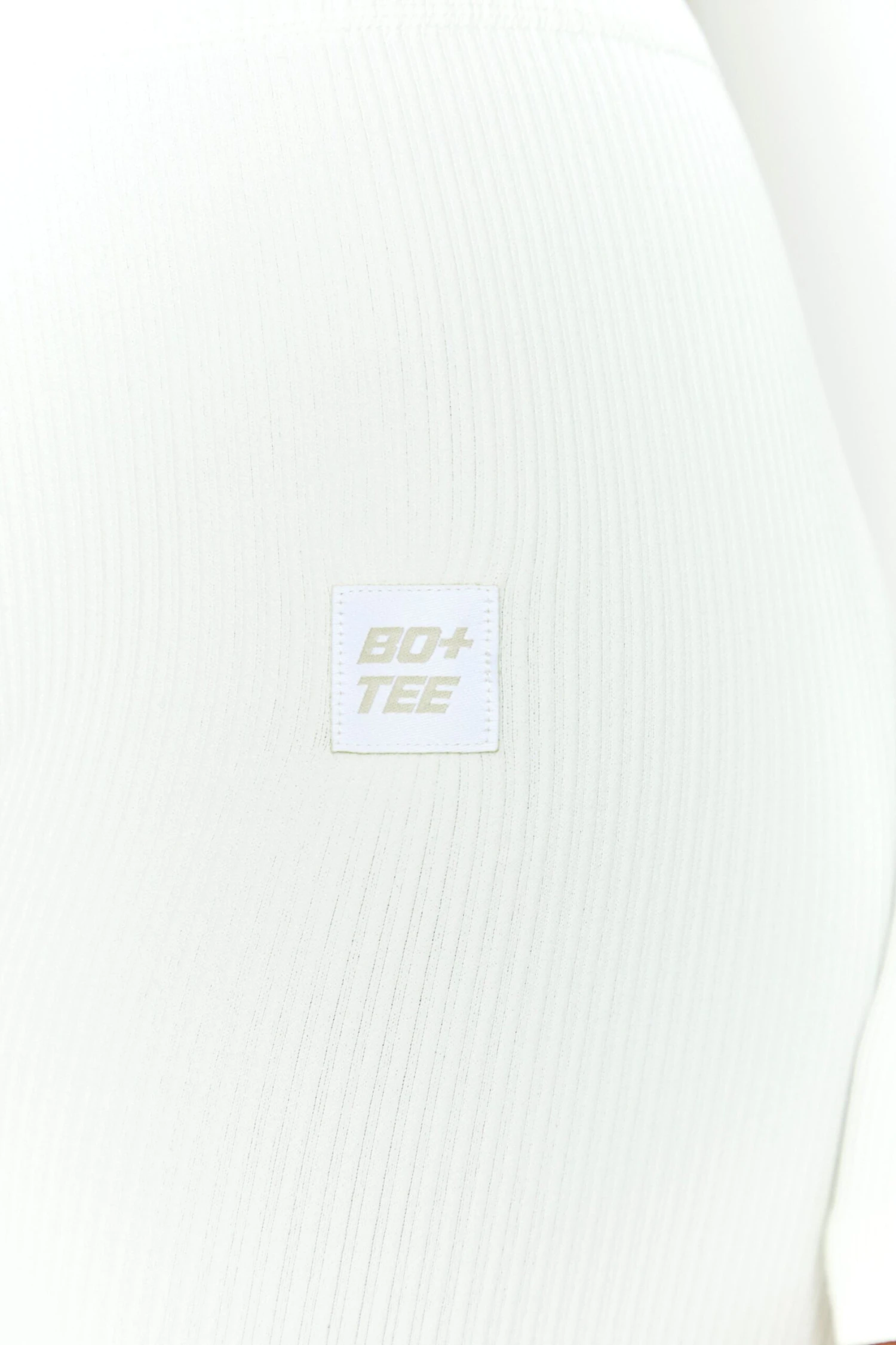 Ribbed Tie Front Cycling Shorts In White - Image 8